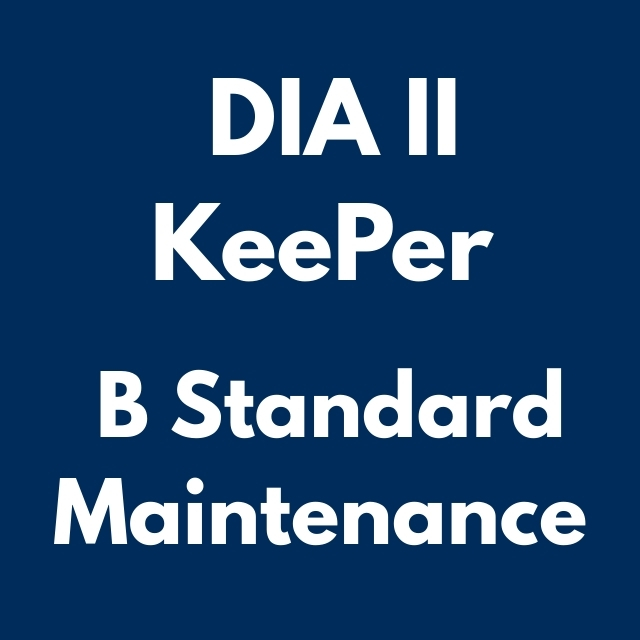DIA II KeePer-B maintenance